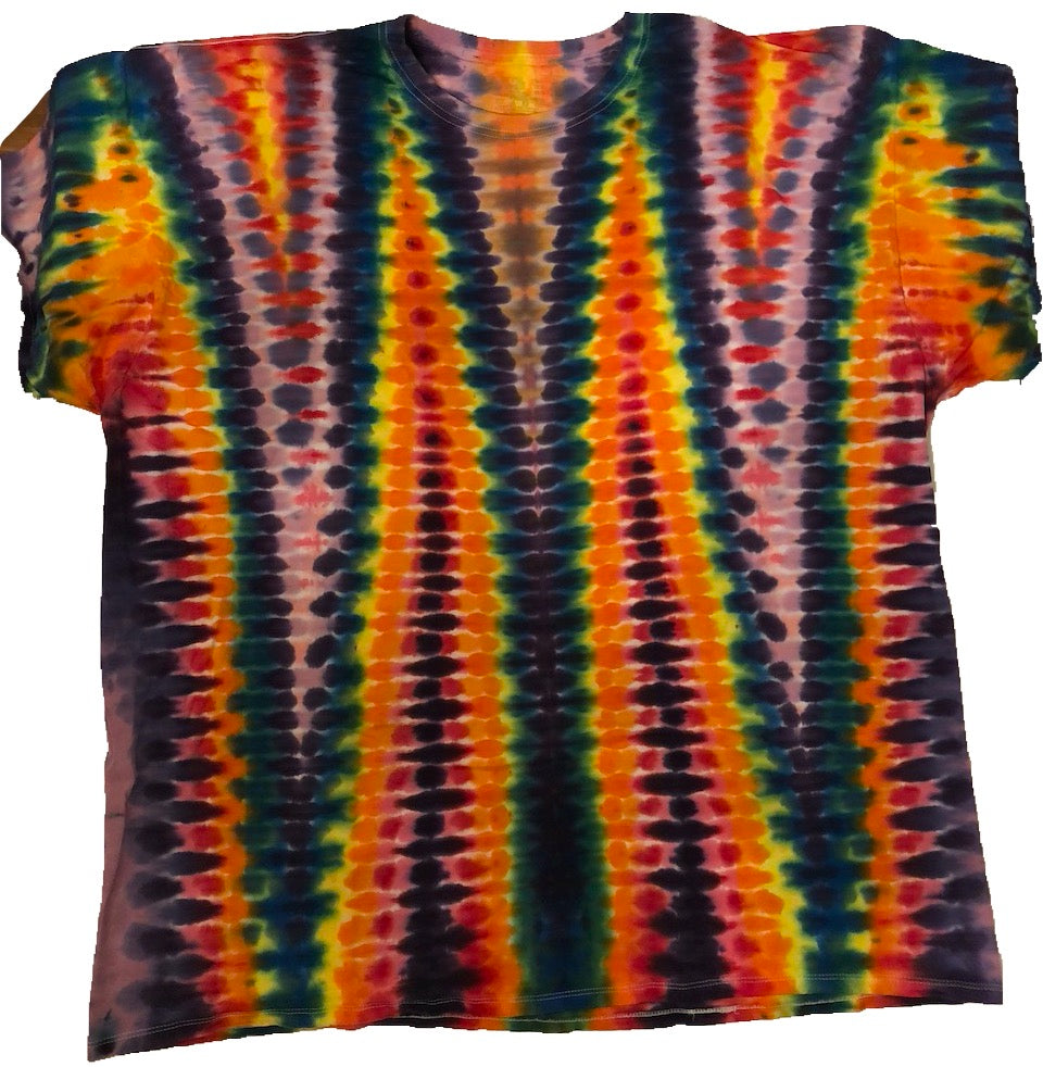 Tie Dye Short Sleeve T-Shirt - Size 3XL 100% Cotton