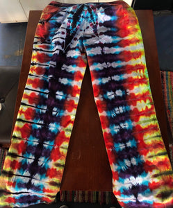 Upcycled J Mclaughlin Custom Ice Dye Tie Dyed Womens Pants